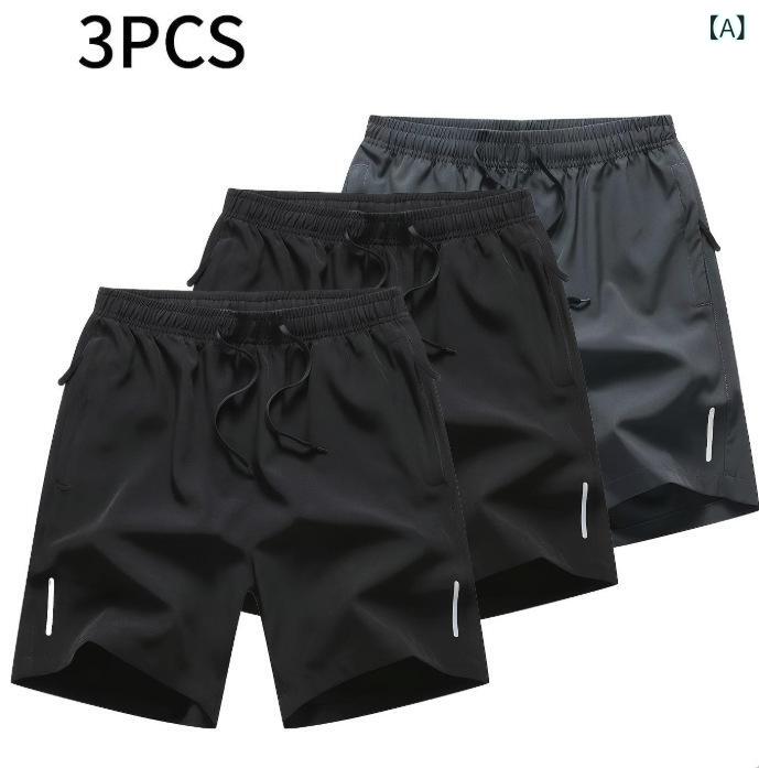 ハーフパンツ メンズ スポーツ カジュアル ショートパンツ 薄手 5分丈 短パン ズボ...