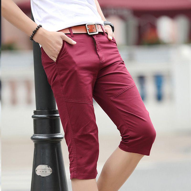 ハーフパンツ メンズ 7分丈 コットン ゆったり スポーツ カジュアル 短パン 男性用 膝丈パンツ ルーム..