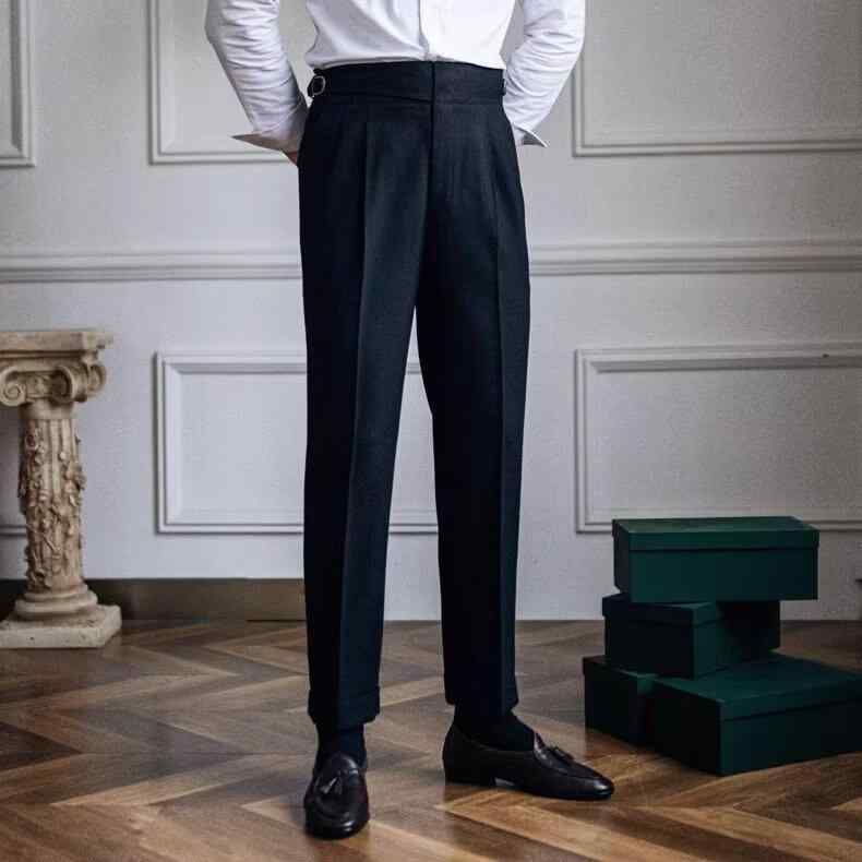 Men'S Wear - パンツ メンズ ビジネス 高ストレッチ ストレートパンツ 春 スラックス 男性用 ボトムス カジュアルパンツ 薄手 ベージュ ブラック カーキ