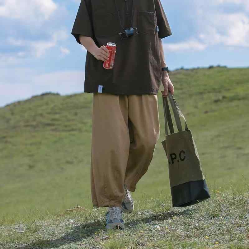 カジュアルパンツ メンズ 男性用 薄手 ゆったり ワークパンツ 系 大きいサイズ カ...