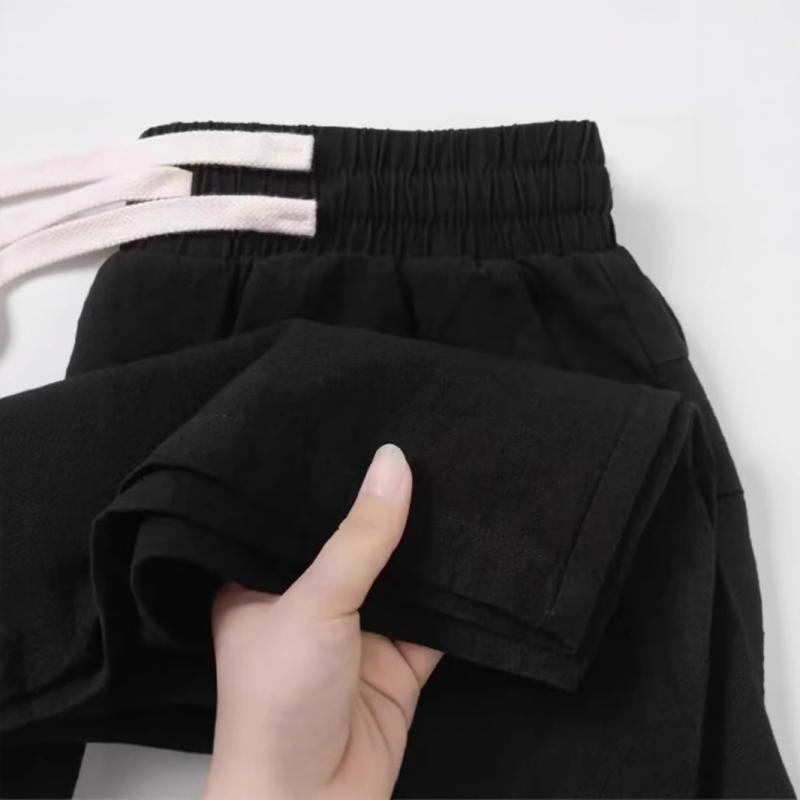 麻パンツ メンズ リネンパンツ 亜麻 ズボン コットンリネン ストレートパンツ イージーパンツ 薄手 通気性 伸縮性 ブラック グレー ブルー ブラウン・スタイル: 軽熟カジュアル・対象: 若者（18-24歳）・種類: カジュアルパンツ・タイプ: ストレート・パンツ丈: フルレングス・ウエスト: ミドルウエスト・ベルト: なし・フロント: ドローストリング・厚さ: 薄手・柄: 無地・対象: メンズ・生地: ストレッチ・素材: 綿混紡・裾: ストレート・加工: 防しわ・ディテール: 無地・伸縮性: 中程度・色: ブラック.ライトグレー.ブルー.ブラウン・サイズ: M.L.XL.2XL.3XL.4XL.5XL・機能: 通気性.耐摩耗性.防しわ