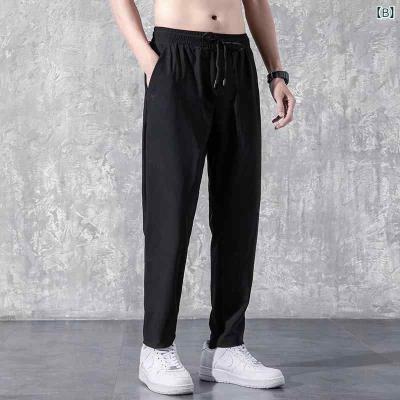 パンツ メンズ テーパードパンツ 薄手 ストレッチ 伸縮性 イージーパンツ 男性用 ...