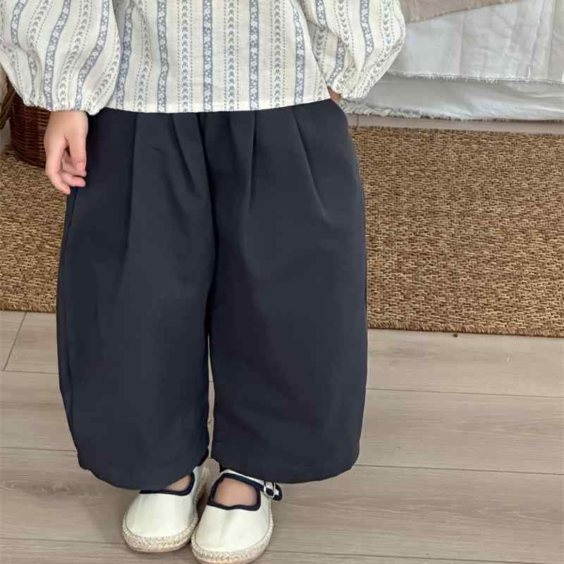 パンツ キッズ 子供服 春秋 コットン ズボン 男女兼用 ストレートパンツ 無地 80cm 90cm 100cm 110cm 1..