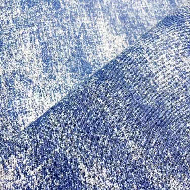 デニム生地 斜め格子柄 ウォッシュ加工 コットン ポリエステル混紡 パンツ ズボン スカート ジャケット..