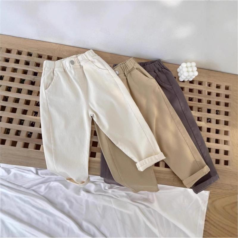 子供用パンツ 女の子 男児 コットン ロングパンツ 春夏秋 普段着 レジャーパンツ 90cm 100cm 110cm 120..