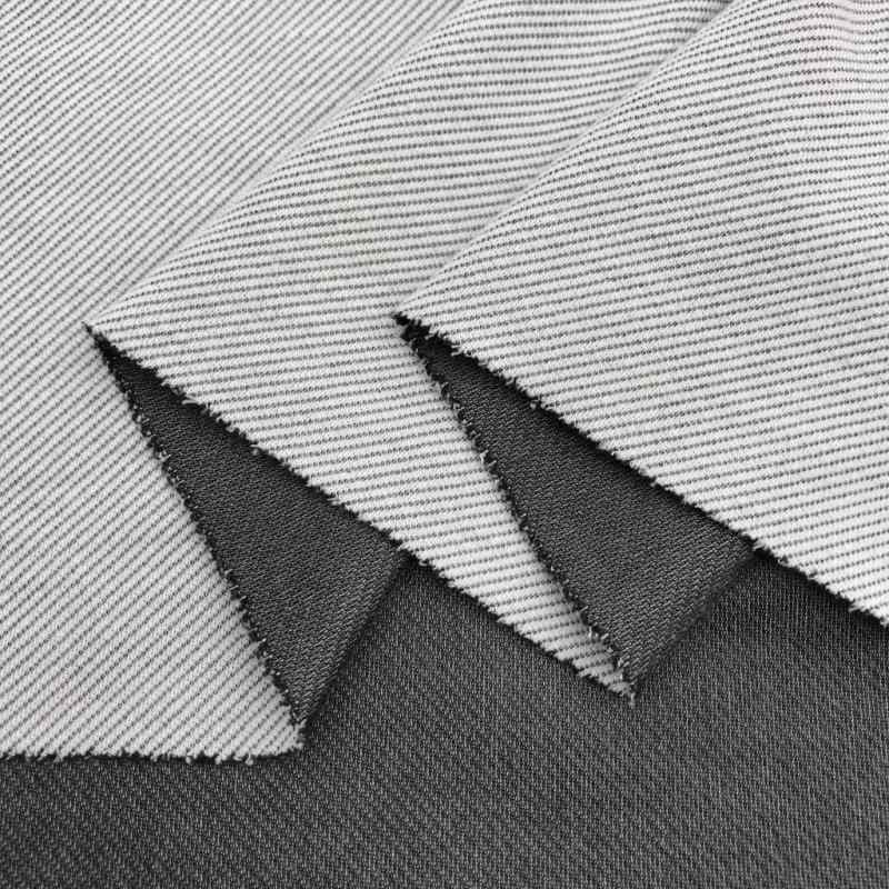 ニット生地 男性用 ポリエステル綿 柔らかい 快適 ジャケット パンツ 紳士服 ニット提花 幾何学模様 ア..