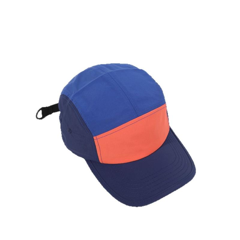 Wear - 帽子 メンズ 露営 キャップ 速乾性 スポーティー 日よけ 紫外線対策 ブルー グレー カーキ ピンク ポリエステル 刺繍ロゴ 春夏(x2)