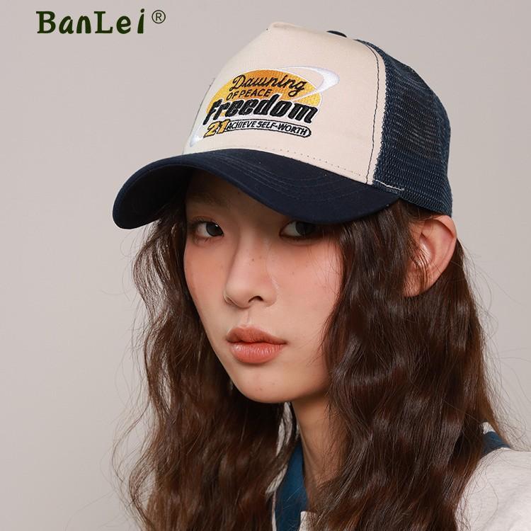 キャップ 春夏 メンズ レディース 美式 レトロ トラッカーキャップ 通気性 遮陽 紫外線対策 野球帽 アウトドア 普段使い 小物(x2)