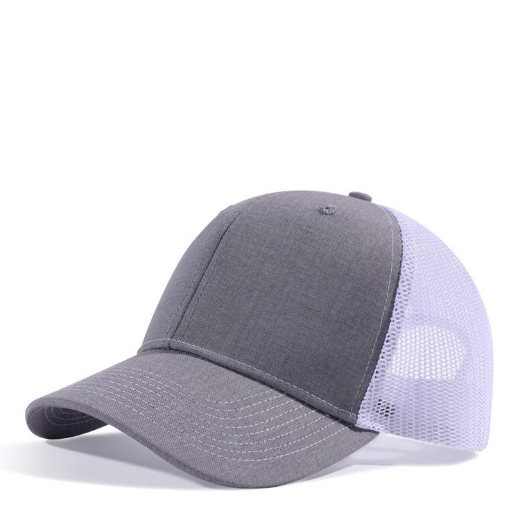 帽子 男女兼用 メッシュ キャップ アウトドア 紫外線対策 日よけ 野球帽 レンガ色 黒 深グレー 薄グレ..
