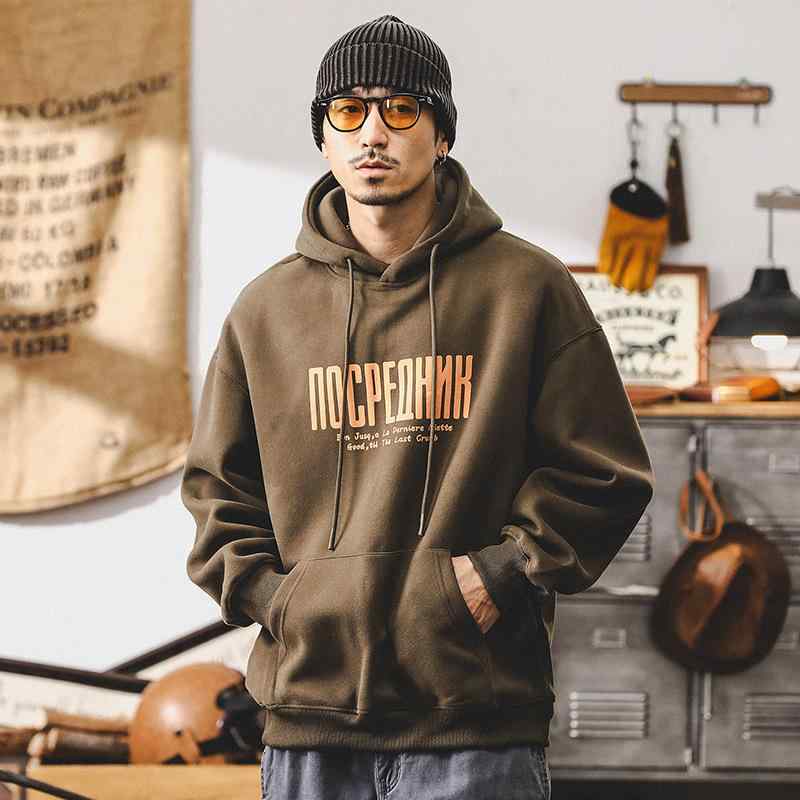 パーカー メンズ 秋冬 裏起毛 ゆったり フード付き スウェット トップス 男性用 トレーナー アメカジ ..