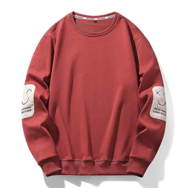 スウェット メンズ トレーナー プルオーバー 秋冬 裏起毛 厚手 防寒 暖か トップス 長袖 Tシャツ カットソー スポーティー カジュアル ブラック レッド グレー 普段使い 部屋着