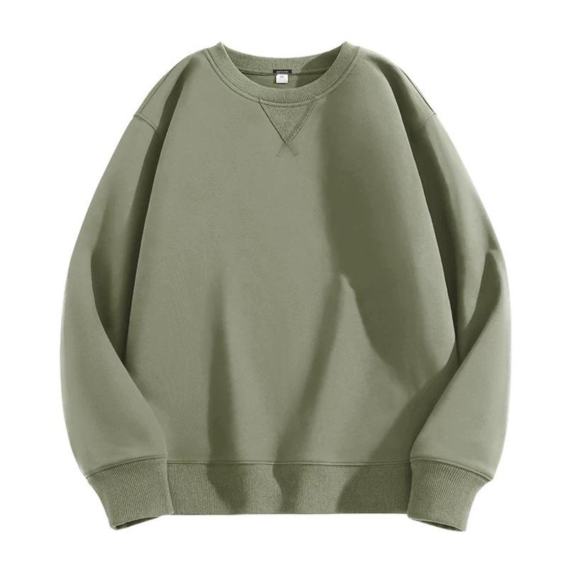 スウェット メンズ 男性用 プルオーバー 春秋 無地 トップス 長袖 ポリエステル 普段使い ルームウェア アウトドア ブラック カーキ グレー ベージュ ブルー M L XL 2XL 3XL 4XL 5XL・スタイル: 青春・対象: 18...