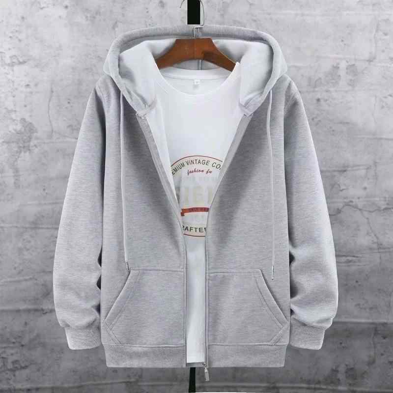 パーカー メンズ 秋冬 裏起毛 スウェット 無地 フード付き ライトグレー ブラック スポーティー カジュ..