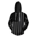 パーカー メンズ 男性用 プルオーバー スウェット アメリカ 国旗柄 星条旗柄 プリント 長袖 春秋 カジュアル スポーティー ストリート 部屋着 ルームウェア