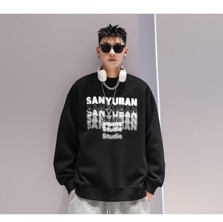 トレーナー メンズ 男性用 春秋 プリント柄 コットン 長袖 プルオーバー スウェット 韓国 カジュアル トップス 黒 白・項目名: スタイル・値: 韓国・項目名: 対象年齢・値: 18-24歳.成人・項目名: 袖丈・値: 長袖・項目名: ネックライン・値: クルーネック・項目名: フード・値: なし・項目名: 厚さ・値: 普通・項目名: 素材・値: 綿・項目名: 素材・値: 綿91-95%・項目名: シーン・値: 日常・項目名: 柄・値: 文字.プリント・項目名: シルエット・値: ルーズ・項目名: 袖のタイプ・値: リブ・項目名: 重さ・値: 約350-400g・項目名: 対象・値: 男性・項目名: カテゴリ・値: スウェット/トレーナー・項目名: カラー・値: ブラック.ホワイト・項目名: サイズ・値: M.L.XL.2XL.3XL