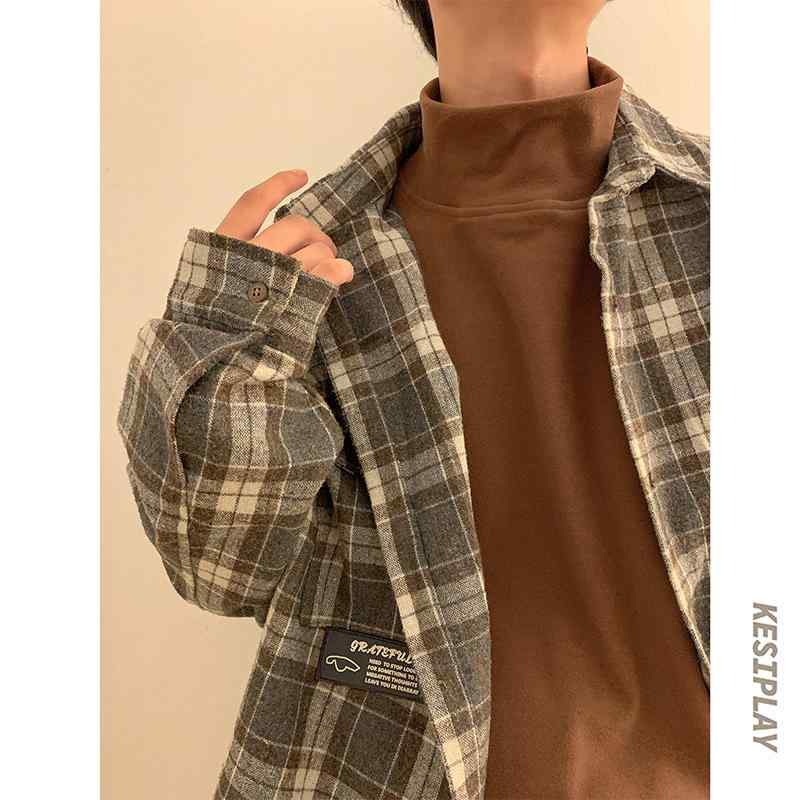 Tシャツ メンズ 男性用 防寒 あったか インナー 長袖 トップス カットソー ポリエステル 無地 白 ホワイト 緑 グリーン 黒 ブラック 杏色 ベージュ ダークグレー こげ茶色 グレーブルー ダークブラウン M L XL 2L 3L 4L 5L