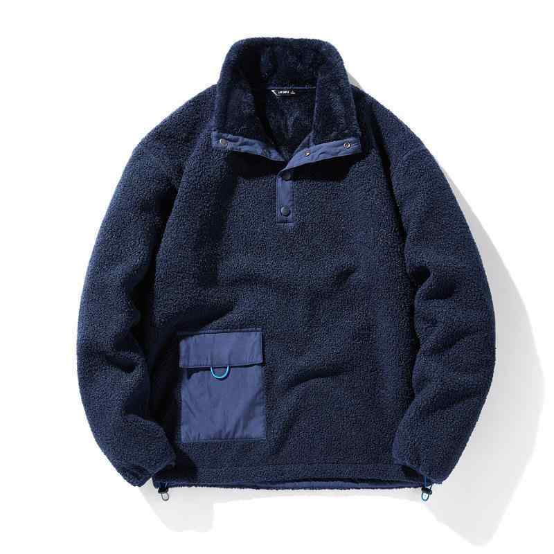 スウェット メンズ 裏起毛 スウェット プルオーバー パーカー風 ジャケット ブルゾン 男性用 トップス 長袖 無地 ブラック オリーブグリーン ネイビー