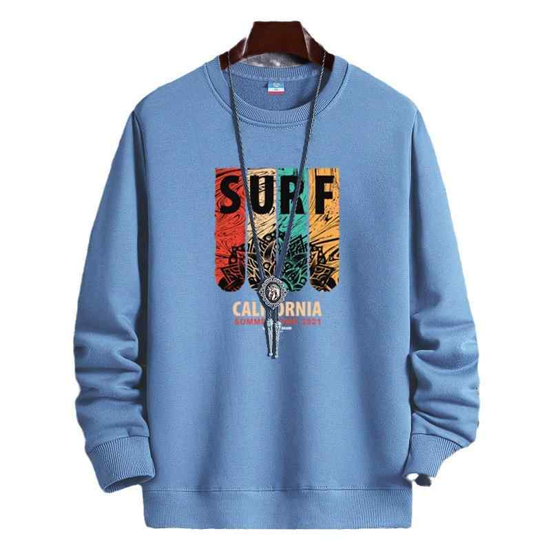 スウェット メンズ トレーナー 長袖 プルオーバー 秋冬 裏起毛 ラウンドネック ドロップショルダー ゆったり 大きめサイズ 18-24歳 部屋着 普段使い ホワイト ブラック イエロー ブルー 醋酯繊維 ポリエステル繊維 プリント