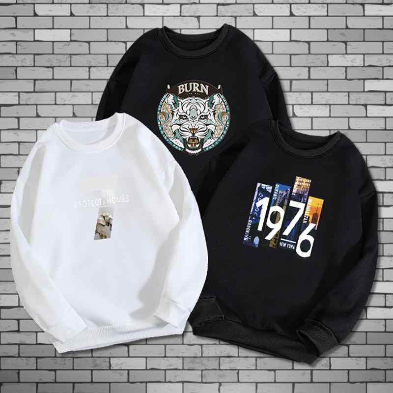 スウェット メンズ トップス 春秋 韓国 ラウンドネック プルオーバー 長袖 Tシャツ 部屋着 普段使い ポリエステル ブラック ホワイト 黒 白 アルファベット・カテゴリ: スウェット/トレーナー・スタイル: 韓国・対象: 青少年.成人・デザイン: プルオーバー・ネックライン: クルーネック・袖丈: 長袖・フード: なし・・素材: ポリエステル95%・生地: 化学繊維混紡・柄: 文字.プリント・フィット: ルーズ・ディテール: プリント・色: ASDM文字 黒.ASDM文字 白.DESIGN文字 黒.DESIGN文字 白.大中国 黒.大中国 白.虎 黒.虎 白.七文字 黒.七文字 白.1976 黒.1976 白・サイズ: S.M.L.XL.XXL.3XL.4XL