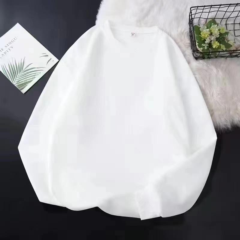 2個セットTシャツ メンズ 無地 コットン トップス トレーナー カットソー 長袖 丸首 プルオーバー 普段着 部屋着 リラックス 春秋 白 グレー 黒