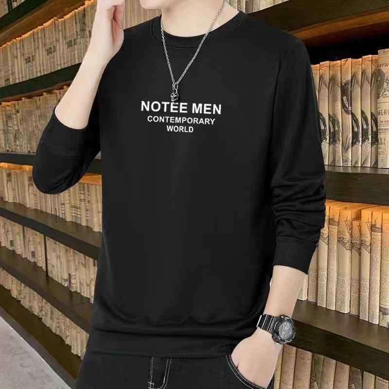 メンズ スウェット プルオーバー 春秋 ラウンドネック プリント ポリエステル 大寸サイズ 長袖 Tシャツ トップス ルームウェア 普段使い