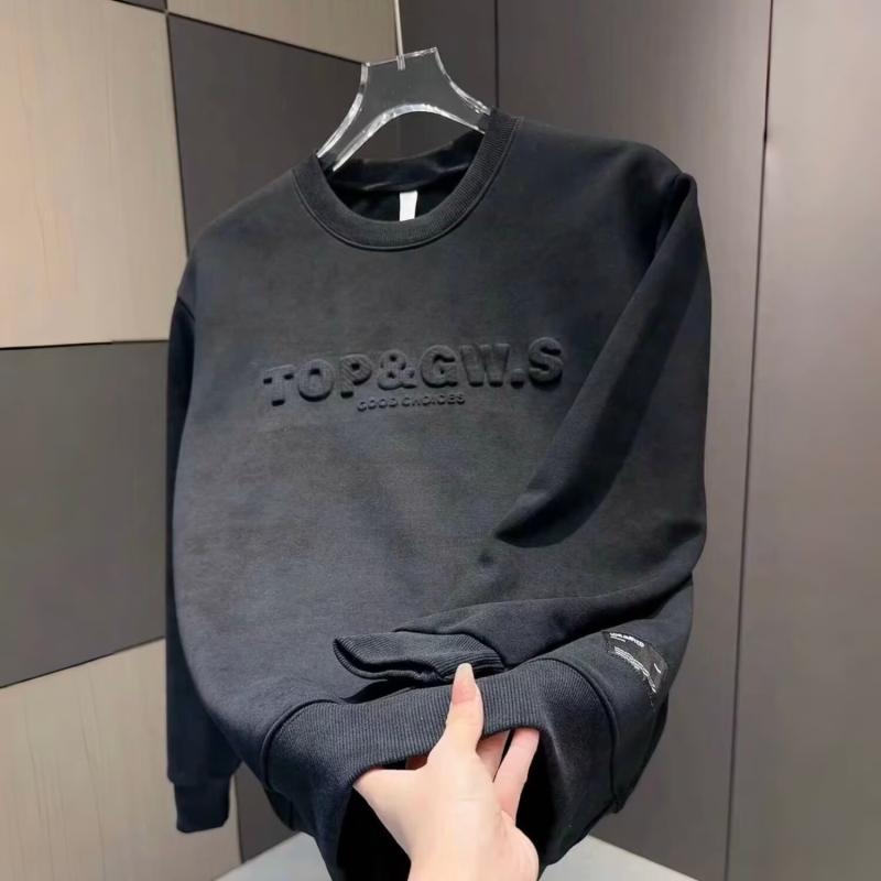 スウェット メンズ 男性用 秋冬 扎染 トップス 長袖 裏起毛 トレーナー プルオーバー 部屋着 ルームウ..