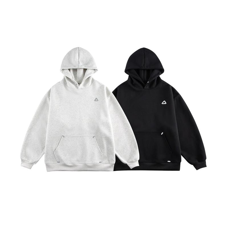 Other - パーカー 男性用 プルオーバー トップス コットン プリント 長袖 フード付き 白花灰 黒 普段使い 春 スエット