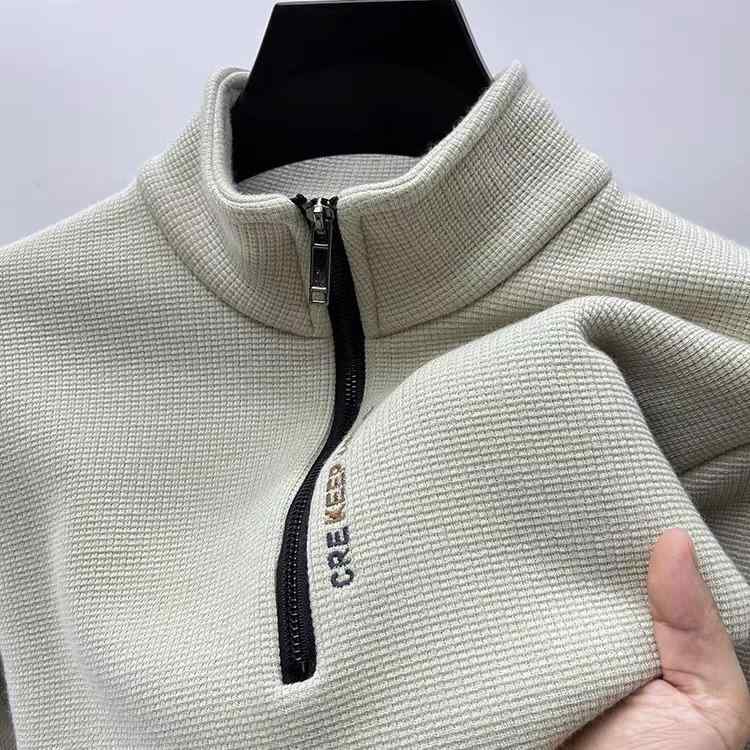スウェット メンズ 裏起毛 立襟 トレーナー 長袖 Tシャツ トップス プルオーバー ...