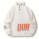 スウェット メンズ 男性用 プルオーバー トレーナー 秋冬 裏起毛 ハイネック 無地 刺繡 トップス 白 黒 緑 青 カーキ 4シーズン 普段使い ルームウェア(x2)