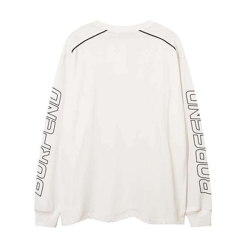 スウェット 男性用 トレーナー 国潮 美式 レーシング プリント コットン 長袖 トップス ルーズ カジュ..