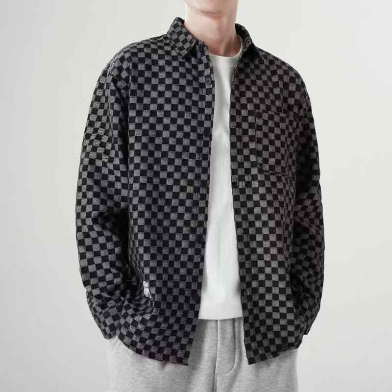 ジャケット 大きいサイズ メンズ デニム 秋物 長袖 Gジャン 配色 黒 青 M L XL 2XL 3XL 4XL 5XL 6XL 7XL 8XL(4.0)