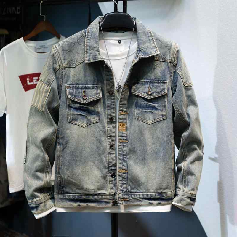 ジャケット メンズ 男性用 デニムジャケット Gジャン ブルゾン 春秋 アウター トッ...