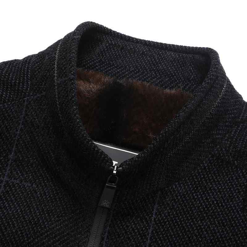 ジャケット 男性用 シェニール 厚手 防寒 アウター シニア 紳士服 ポリエステル 普段使い ダークグレー..