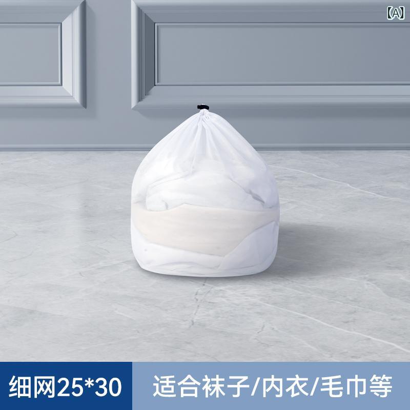 巾着 ランドリーバッグ 洗濯 機 専用 厚手 変形 防止 ネット バッグ セーター 毛糸 製品 衣類 防護 サ..