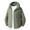 ジャケット メンズ 男性用 耐シワ 形状記憶 防風 伸縮性 ストレッチ 撥水 アウター ブルゾン ジャンパー トップス スプリングコート 黒 ブラック グレー 灰 グリーン 緑 ネイビー 紺