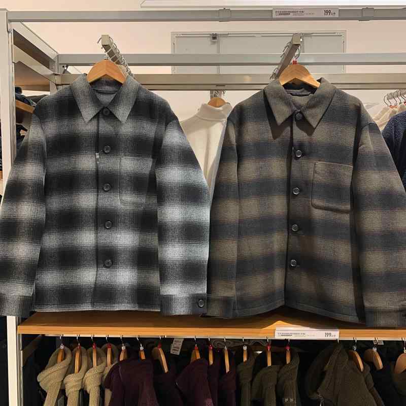 ジャケット メンズ 男性用 チェック柄 厚手 カジュアル ブルゾン アウター 秋冬 普段使い ポリエステル 襟付き 宽松 多ポケット 铅グレー 深米色 棕黒 深橄榄色 藏青