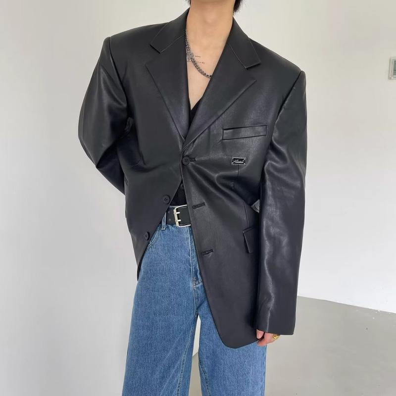 ジャケット 男性用 黒 テーラードジャケット 春秋 防水 防風 ゆったり ポリエステル