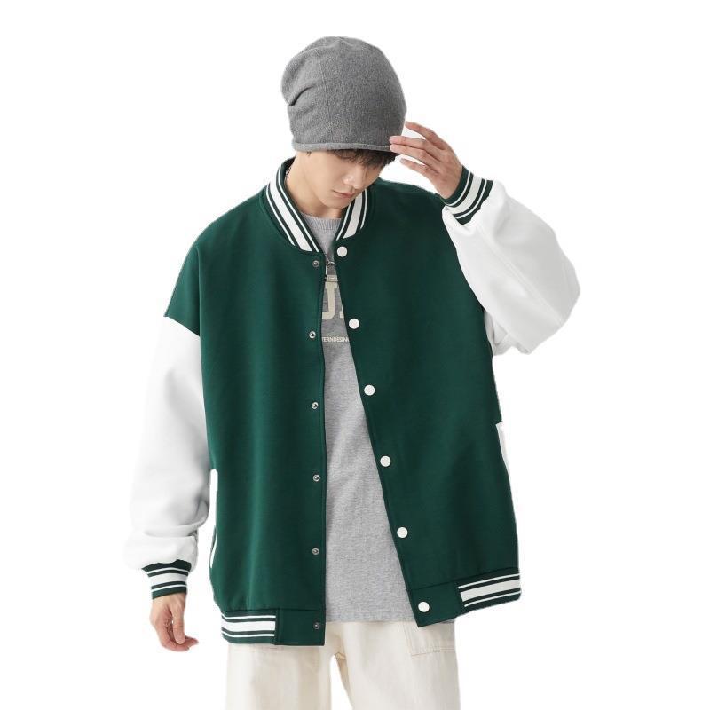 2個セットジャケット 男性用 ブルゾン ゆったりサイズ 野球 服 春秋 ポリエステル 無地 ブラック 黒・カテゴリ: ジャケット・・ネックライン: 襟なし・フィット: ルーズ・前立て: -・フード: なし・・柄: 無地・対象: 青少年.成人（男性）・素材: 化繊混紡.ポリエステル・混紡率: -（主素材）.64%（裏地）・シーン: カジュアル・ディテール: -・裾デザイン: -・着丈: レギュラー丈・着方: アウター・袖丈: 長袖・カラー: ブラック.彩蘭.墨绿.コーヒー・サイズ: M.L.XL.XXL.XXXL・袖のタイプ: -・材質機能: -