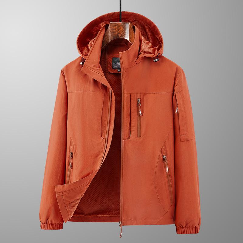 ジャケット メンズ 男性用 ブルゾン 春秋 多ポケット 作業着 ワークジャケット アウトドア 登山 防風 ..