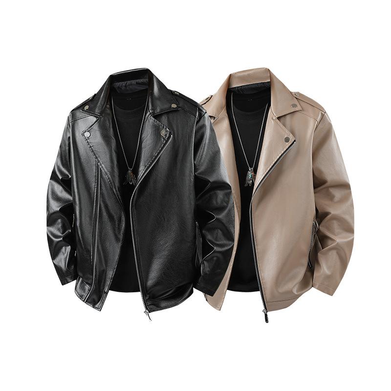 ジャケット メンズ PUレザー ブルゾン 防水 防風 耐摩耗 アウター 普段使い イギリ...