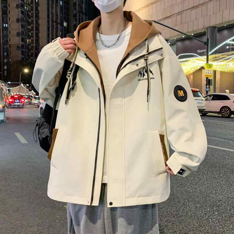 ジャケット メンズ 防風 アウター 高校生 中学生 大学生 ブルゾン ジャンパー ウインドブレーカー 普段使い アウトドア ポリエステル 秋冬