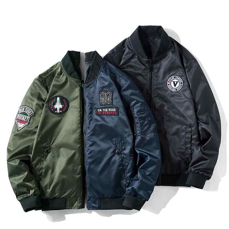 ジャケット 男性用 アメリカ空軍 フライトジャケット MA-1 スタジャン ブルゾン ジャンパー 大きいサイズ ゆったり ブラック系 カーキ系 ネイビー系・カテゴリ: ジャケット