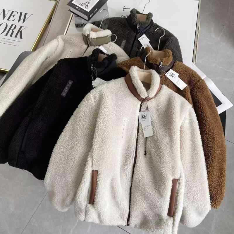 ジャケット メンズ レディース 防風 撥水 フリース 長袖 アウター 配色 秋冬 キャメル グリーン