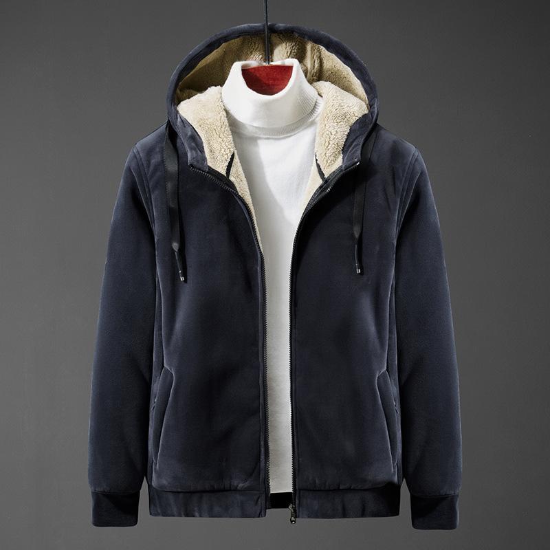 パーカー メンズ 裏起毛 スウェット トレーナー 大きいサイズ 防寒 あったか 冬服 カジュアル 無地 厚手 暖かい 部屋着 ルームウェア アウトドア(x2)