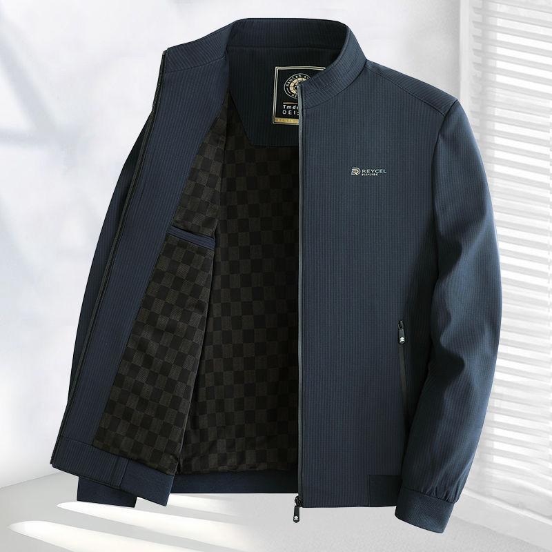 ジャケット 男性用 紳士服 ライトアウター スタンドカラー ブルゾン コーデュロイ ブラック ブルー カーキ 耐摩耗