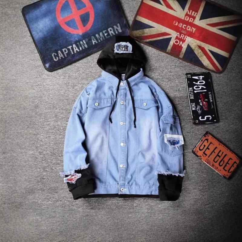 デニムジャケット メンズ ダメージ加工 Gジャン ゆったり ストリート系 ブラックカテゴリ: ジャケット スタイル: ストリート 対象年齢: 18-24歳 襟の形: 襟付き フィット: ルーズ フロント: シングルブレスト フード: なし 素材: コットン混紡 主素材: 綿68% 裏地: ポリエステル 用途: 日常 裾の形状: ストレートヘム 着丈: レギュラー丈 着方: アウター 袖丈: 長袖 カラー: ブラック サイズ: S, M, L, XL, 2XL, 3XL 袖のタイプ: レギュラー 対象: 若者/成人男性