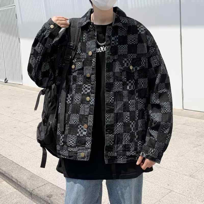 ジャケット メンズ 男性用 ブルゾン チェック柄 コットン ネルシャツ レトロ オーバーサイズ カジュアル ブラック系・カテゴリ: ジャケット・スタイル: 流行・襟: 襟付き・フィット: ルーズ・前立て: -・フード: なし・・柄: 配色・対象: 大人.大码・生地: 綿・主な生地の組成: 綿・裏地の組成: ポリエステル繊維・裏地の組成含有量: ・シーン: カジュアル・ディテール: ポケット装飾・裾のデザイン: ストレート・袖丈: 長袖・色: ブルー.ブラック・サイズ: S.M.L.XL.2XL.3XL・袖のタイプ: レギュラー・着丈: レギュラー・ポケットのスタイル: サイドポケット・着用方法: アウター・素材機能: 通気性