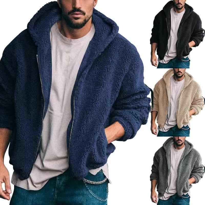 ジャケット メンズ 男性用 フリースジャケット 防寒着 パーカー スポーツウェア アウトドアウェア 秋冬 ブラック 黒 グレー グレー カーキ ネイビー 紺(x2)