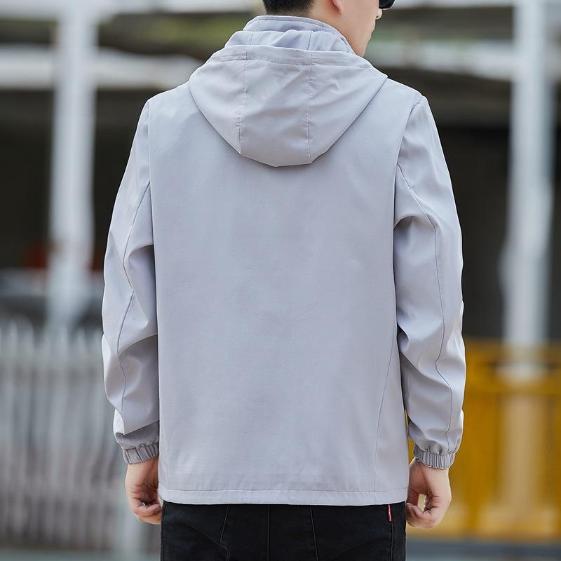 ジャケット メンズ 取り外し可能フード付き カジュアル スポーツウェア アウター 薄手 若者 無地 ポリエステル グレー ブラック ブルー・商品カテゴリ: ジャケット・スタイル: 流行・対象年齢: 成人・対象: 青少年・襟型: 立ち襟・フィット: レギュラー・前立て: ジッパー・フード: 連帽・厚さ: 薄手・柄: 無地・素材: ポリエステル・シーン: カジュアル・ディテール: ワッペン・裾: ストレート・着丈: 標準・ポケット: ジッパー付き・袖丈: 長袖・カラー: グレー, ブラック, ブルー・サイズ: M, L, XL, 2XL, 3XL, 4XL, 5XL・袖: レギュラー・着用方法: アウター