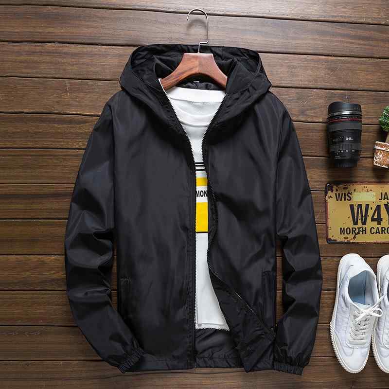ジャケット メンズ 男性用 ブルゾン スポーツウェア フード付き ポリエステル 無地 春秋 多ポケット S M L XL XXL XXXL 4XL 5XL 6XL 7XL ブラック レッド ネイビー グレー ホワイト ブルー オレンジ
